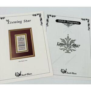 JUST NAN Evening Star Class Project Chart Stitch Diagram Cross Stitch Pattern